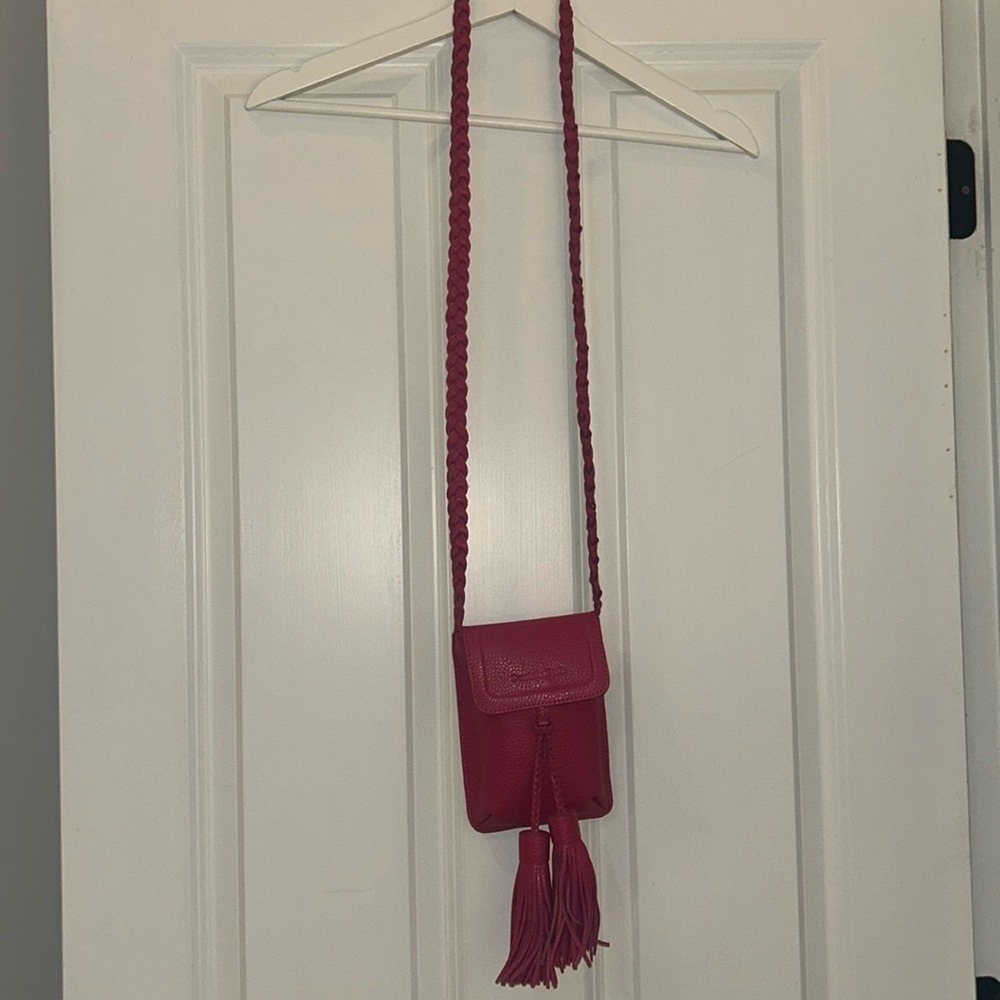 Daniella Ortiz Pink Leather Crossbody‎ Bag - Picture 4 of 6